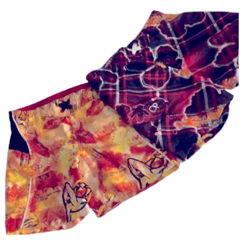BUNDLE OF 2 OP BOYS SWIM SHORTS • SHARKS • sz 4-5